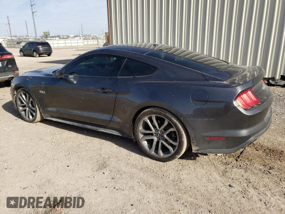 2018 Ford Mustang GT with VIN 1FA6P8CF4J5117059, listed as a Copart auction lot 47885615 with 57,590 mi miles and Clean Title. Bid and sale history available at DreamBid. Image 2.