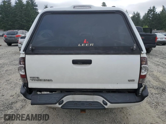 2012 Toyota Tacoma with VIN 3TMMU4FN0CM041505, listed as a Copart auction lot 60306085 with 180,740 mi miles and Salvage title. Bid and sale history available at DreamBid. Image 6.