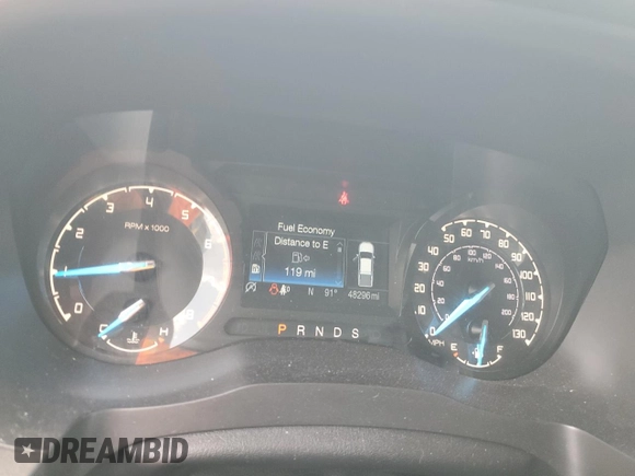 2021 Ford Ranger XL with VIN 1FTER4FH1MLD36020, listed as a Copart auction lot 58893745 with 48,296 mi miles and Salvage title. Bid and sale history available at DreamBid. Image 9.