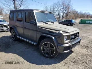 2017 Mercedes-Benz G 63 AMG with VIN WDCYC7DF5HX273627, listed as a Copart auction lot 52704505 with 57,631 mi miles and Salvage title. Bid and sale history available at DreamBid. Image 4.