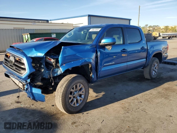 2018 Toyota Tacoma SR5 with VIN 5TFAZ5CN3JX058160, listed as a Copart auction lot 49823895 with 107,247 mi miles and Salvage Title. Bid and sale history available at DreamBid. Image 1.