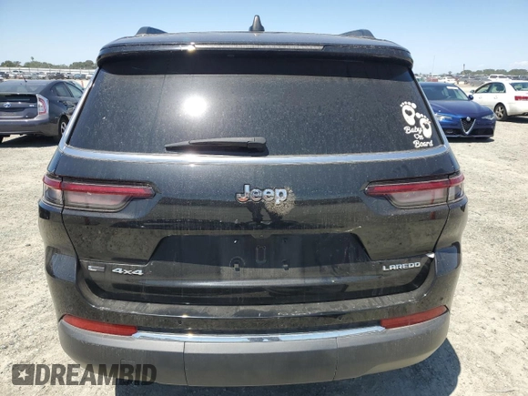 2023 Jeep Grand Cherokee Laredo с VIN 1C4RJKAG8P8799842, выставлен на аукционе Copart как лот 57648405 с пробегом 13 306 миль миль и Списание • Salvage title. История ставок и продаж доступна на DreamBid. Изображение 6.