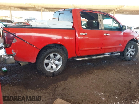 2004 Nissan Titan LE with VIN 1N6AA07A64N506938, listed as a IAAI auction lot 42005093 with 219,866 mi miles and . Bid and sale history available at DreamBid. Image 4.