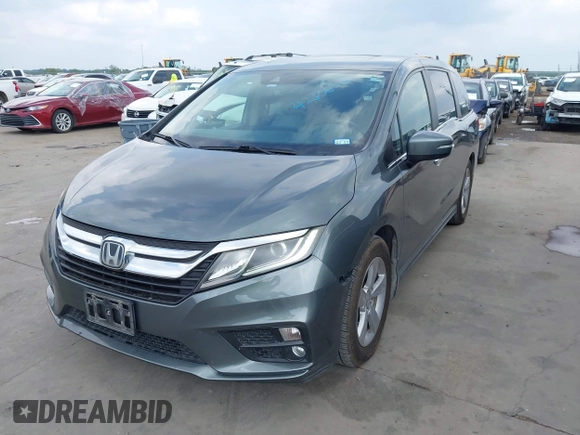 2018 Honda Odyssey EX-L with VIN 5FNRL6H74JB096849, listed as a IAAI auction lot 42136514 with 119,675 mi miles. Bid and sale history available at carsss.com. Image 17.