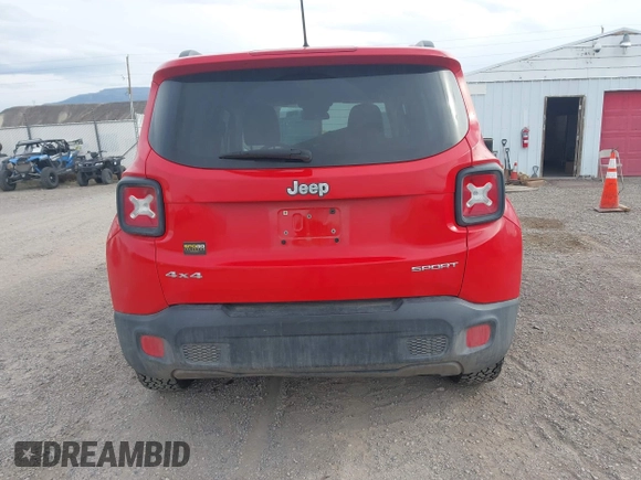 2017 Jeep Renegade Sport с VIN ZACCJBAB9HPF23495, выставлен на аукционе IAAI как лот 42395971 с пробегом 117 756 миль миль и . История ставок и продаж доступна на DreamBid. Изображение 16.