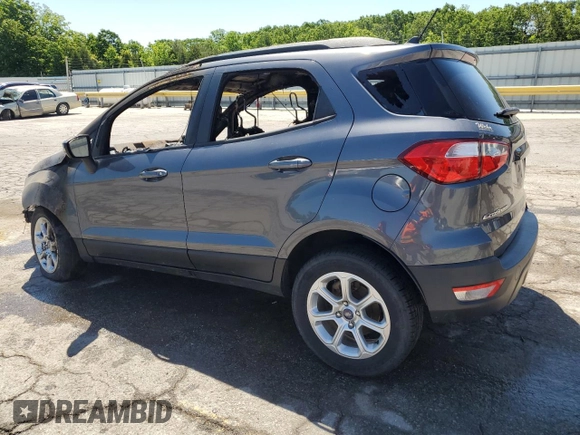 2019 Ford EcoSport SE with VIN MAJ3S2GE1KC298943, listed as a Copart auction lot 57842815 with Not provided miles and Non repairable. Bid and sale history available at DreamBid. Image 2.