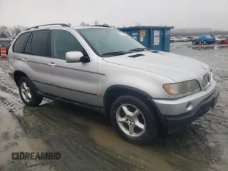 2002 BMW X5 3.0i with VIN 5UXFA53542LP29033, listed as a Copart auction lot 84638854 with 123,542 mi miles and Clean Title. Bid and sale history available at carsss.com. Image 4.