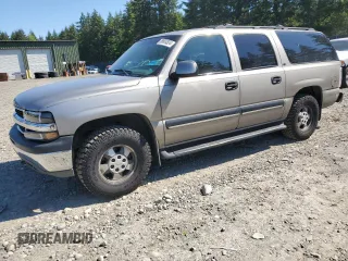 2001 Chevrolet Suburban LS with VIN 1GNFK16T91J309528, listed as a Copart auction lot 58804824 with 197,608 mi miles and Salvage Title. Bid and sale history available at carsss.com. Image 1.