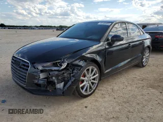 2015 Audi A3 Premium with VIN WAUACGFF7F1092238, listed as a Copart auction lot 56185955 with 128,353 mi miles and Salvage title. Bid and sale history available at DreamBid. Image 1.