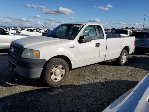 2008 Ford F-150 XL with VIN 1FTRF12W48KD60840, listed as a Copart auction lot 44629135 with 47,681 mi miles and Salvage Title. Bid and sale history available at carsss.com. Image 1.