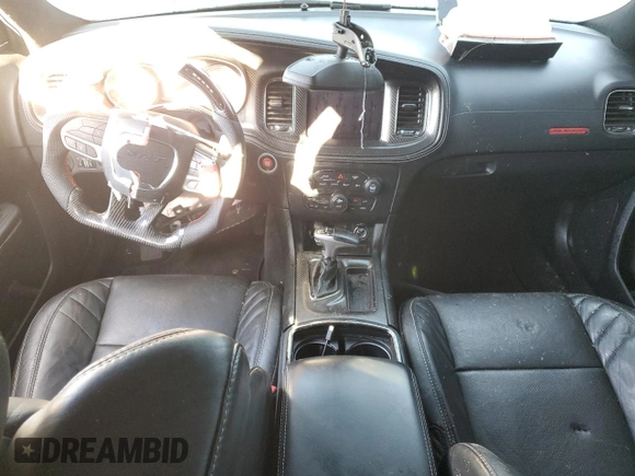 2023 Dodge Charger SRT Hellcat Redeye Widebody with VIN 2C3CDXL9XPH611488, listed as a Copart auction lot 42526075 with 56,309 mi miles and Salvage Title. Bid and sale history available at DreamBid. Image 8.