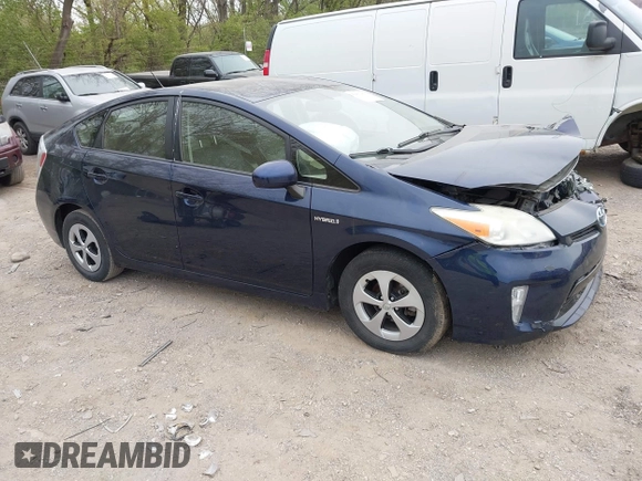 2012 Toyota Prius One with VIN JTDKN3DU0C1525647, listed as a IAAI auction lot 42051971 with 134,330 mi miles and . Bid and sale history available at DreamBid. Image 1.