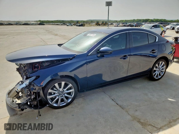 2024 Mazda 3 S Preferred with VIN 3MZBPACM2RM412484, listed as a Copart auction lot 56912155 with 6,356 mi miles and Salvage title. Bid and sale history available at DreamBid. Image 1.