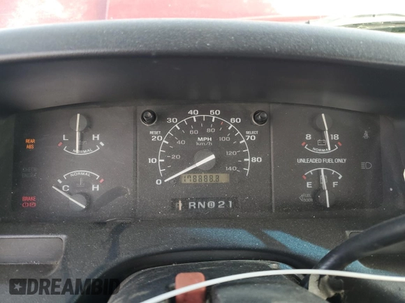 1992 Ford F-150 with VIN 1FTEX15N5NKA74263, listed as a Copart auction lot 85003184 with 178,888 mi miles and Salvage Title. Bid and sale history available at carsss.com. Image 9.