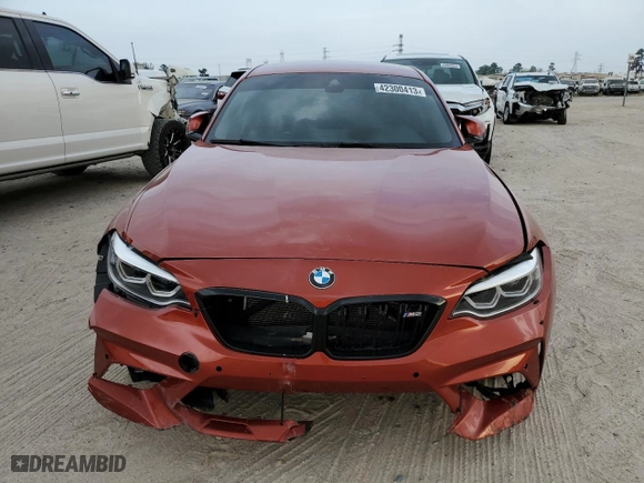 2020 BMW M2 Competition with VIN WBS2U7C07L7G07442, listed as a Copart auction lot 42300413 with NaN miles. Bid and sale history available at carsss.com. Image 5.