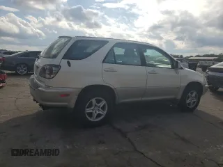 2001 Lexus RX 300 with VIN JTJGF10UX10093095, listed as a Copart auction lot 79844804 with 159,540 mi miles and Salvage Title. Bid and sale history available at carsss.com. Image 3.