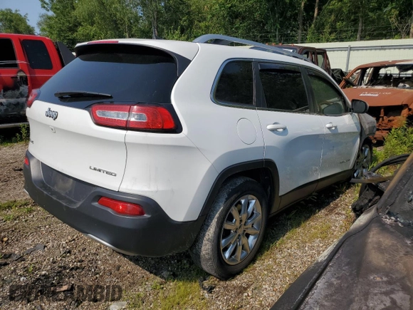 2017 Jeep Cherokee Limited z VIN 1C4PJMDB8HW511348, wystawiony jako Copart lot #60430415 z przebiegiem Nie podano mil oraz Nie do naprawy • Non repairable. Historia ofert i sprzedaży dostępna na DreamBid. Obrazek 3.