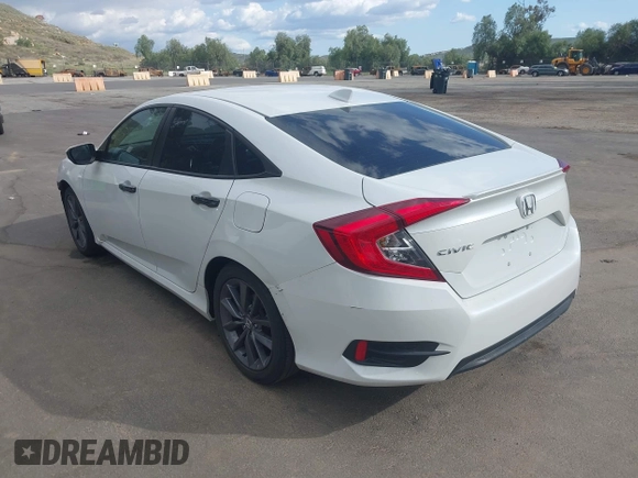 2021 Honda Civic Sedan EX with VIN 19XFC1F37ME208768, listed as a IAAI auction lot 41911316 with 42,201 mi miles. Bid and sale history available at carsss.com. Image 3.
