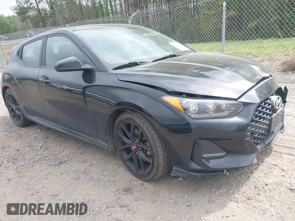 2019 Hyundai Veloster Turbo z VIN KMHTH6AB3KU020159, wystawiony jako IAAI lot #41954737 z przebiegiem 152 070 mil mil oraz . Historia ofert i sprzedaży dostępna na DreamBid. Obrazek 1.
