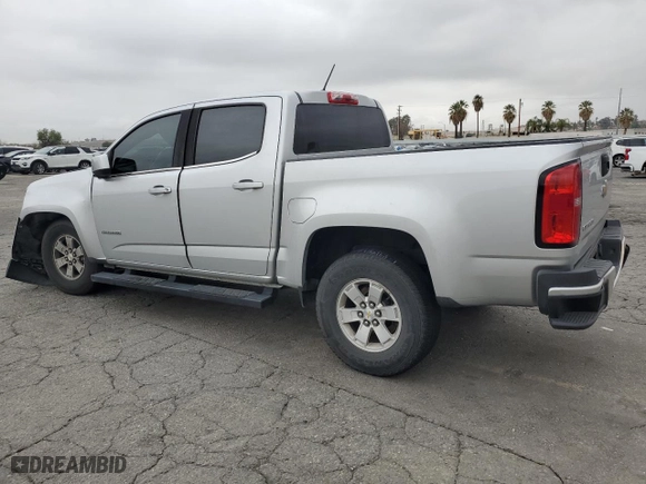 2020 Chevrolet Colorado 2WD Work Truck with VIN 1GCGSBEA9L1163024, listed as a Copart auction lot 44731445 with 76,154 mi miles and Salvage Title. Bid and sale history available at carsss.com. Image 2.