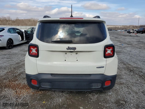 2017 Jeep Renegade Latitude with VIN ZACCJABB8HPE48961, listed as a Copart auction lot 44804795 with 108,651 mi miles and Salvage Title. Bid and sale history available at carsss.com. Image 6.