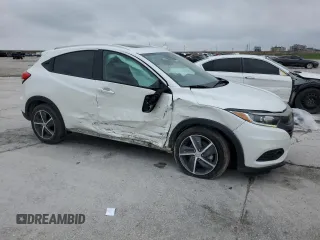 2021 Honda HR-V EX-L with VIN 3CZRU5H71MM703968, listed as a Copart auction lot 51470385 with 109,282 mi miles and Salvage Title. Bid and sale history available at carsss.com. Image 4.