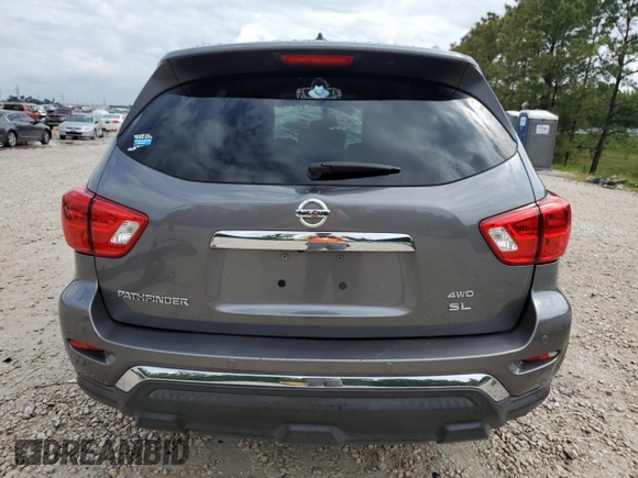 2017 Nissan Pathfinder SL with VIN 5N1DR2MM2HC698035, listed as a Copart auction lot 53912965 with 116,704 mi miles and Salvage title. Bid and sale history available at DreamBid. Image 6.