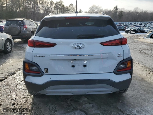 2018 Hyundai Kona Limited with VIN KM8K3CA59JU168320, listed as a Copart auction lot 45940545 with 95,471 mi miles and Salvage Title. Bid and sale history available at carsss.com. Image 6.