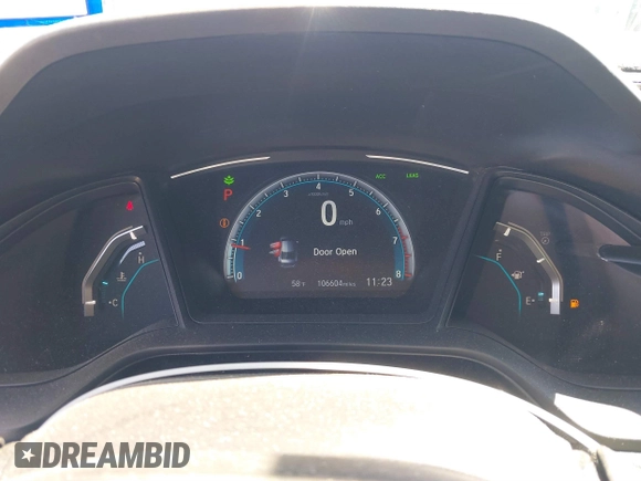 2019 Honda Civic Sedan LX with VIN 19XFC2F64KE005270, listed as a IAAI auction lot 41852238 with 106,604 mi miles. Bid and sale history available at carsss.com. Image 7.