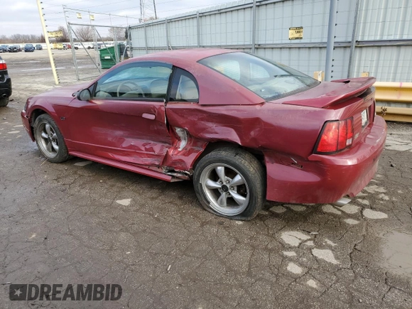 1999 Ford Mustang GT with VIN 1FAFP42XXXF100630, listed as a Copart auction lot 85198374 with 151,356 mi miles and Salvage Title. Bid and sale history available at carsss.com. Image 2.