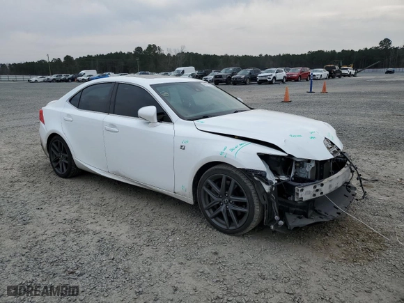 2017 Lexus IS with VIN JTHBA1D23H5052355, listed as a Copart auction lot 48779025 with 101,759 mi miles and Salvage Title. Bid and sale history available at carsss.com. Image 4.