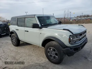 2024 Ford Bronco Big Bend с VIN 1FMDE7BH4RLB08451, выставлен на аукционе Copart как лот 49607475 с пробегом 3 569 миль миль и Списание • Salvage title. История ставок и продаж доступна на DreamBid. Изображение 4.