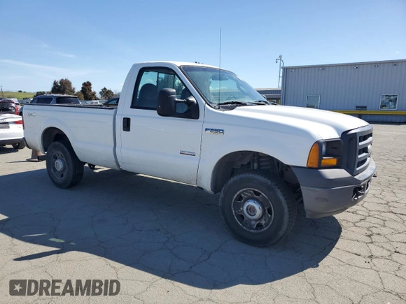 2007 Ford F-250 XL with VIN 1FTSF21P07EA92495, listed as a Copart auction lot 49244215 with 326,854 mi miles and Clean Title. Bid and sale history available at DreamBid. Image 4.