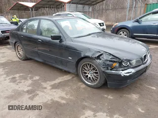 2002 BMW 5 Series 530iA with VIN WBADT63472CK26948, listed as a IAAI auction lot 41510150 with 103,746 mi miles. Bid and sale history available at carsss.com. Image 1.