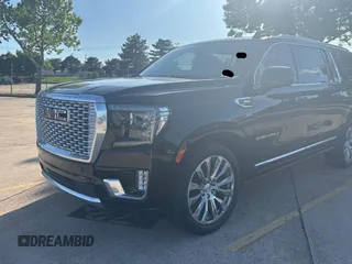 2021 GMC Yukon XL Denali with VIN 1GKS2JKL4MR273724, listed as a Copart auction lot 55700095 with 49,015 mi miles and Clean Title. Bid and sale history available at carsss.com. Image 2.