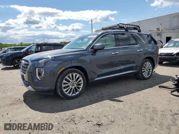 2020 Hyundai Palisade Limited with VIN KM8R5DHE4LU124555, listed as a Copart auction lot 58223205 with 69,385 mi miles and Salvage title. Bid and sale history available at DreamBid. Image 1.