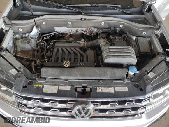 2019 Volkswagen Atlas SEL R-Line with VIN 1V2RR2CA3KC552024, listed as a Copart auction lot 55373015 with 110,655 mi miles and Salvage title. Bid and sale history available at DreamBid. Image 12.