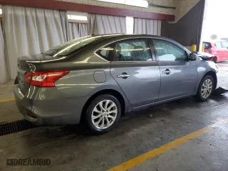 2019 Nissan Sentra SV with VIN 3N1AB7AP7KL612823, listed as a Copart auction lot 43204235 with 105,299 mi miles and Salvage Title. Bid and sale history available at carsss.com. Image 3.