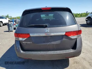 2016 Honda Odyssey EX-L with VIN 5FNRL5H64GB133828, listed as a Copart auction lot 53992655 with 68,905 mi miles and Salvage Title. Bid and sale history available at DreamBid. Image 6.