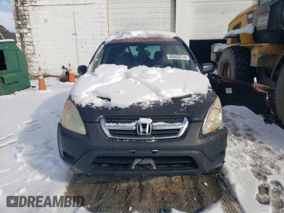 2002 Honda CR-V EX with VIN JHLRD78832C007933, listed as a Copart auction lot 85632214 with 163,767 mi miles and Salvage Title. Bid and sale history available at DreamBid. Image 5.