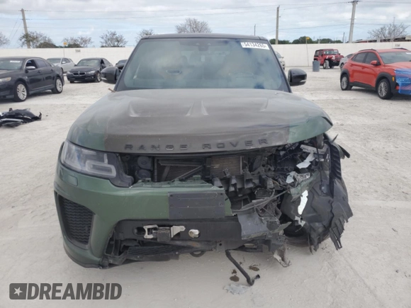 2020 Land Rover Range Rover Sport SVR z VIN SALWZ2RE5LA743951, wystawiony jako Copart lot #54134265 z przebiegiem 124 183 mil mil oraz Nie do naprawy • Non repairable. Historia ofert i sprzedaży dostępna na DreamBid. Obrazek 5.