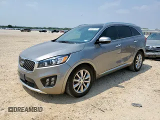 2017 Kia Sorento SXL z VIN 5XYPK4A56HG194355, wystawiony jako Copart lot #55605125 z przebiegiem 133 033 mil mil oraz Szkoda całkowita • Salvage title. Historia ofert i sprzedaży dostępna na DreamBid. Obrazek 1.
