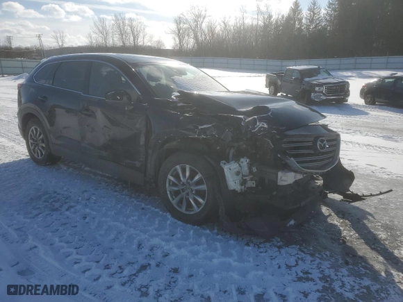 2016 Mazda CX-9 Touring with VIN JM3TCBCY4G0120497, listed as a Copart auction lot 44320275 with 0 mi miles and Salvage Title. Bid and sale history available at carsss.com. Image 4.