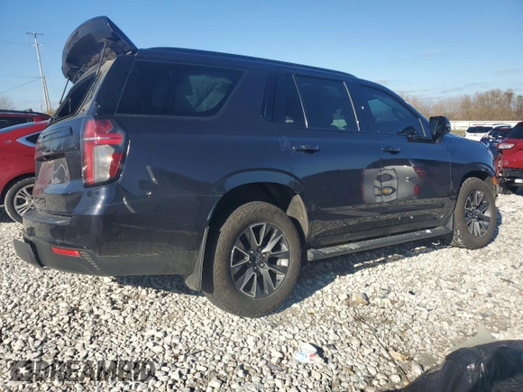2023 Chevrolet Tahoe Z71 z VIN 1GNSKPKD8PR336200, wystawiony jako Copart lot #79418844 z przebiegiem Nie podano mil oraz Szkoda całkowita • Salvage title. Historia ofert i sprzedaży dostępna na DreamBid. Obrazek 3.