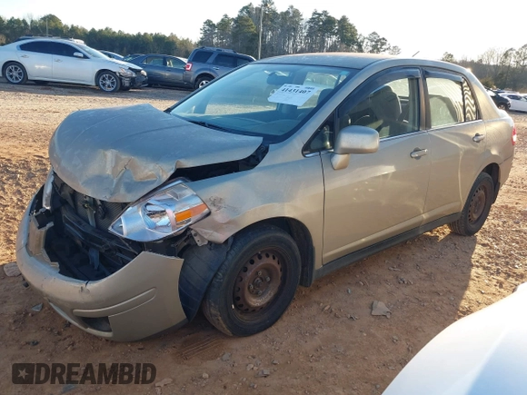 2008 Nissan Versa 1.8 S with VIN 3N1BC11E28L351929, listed as a IAAI auction lot 41431407 with 86,426 mi miles. Bid and sale history available at carsss.com. Image 2.
