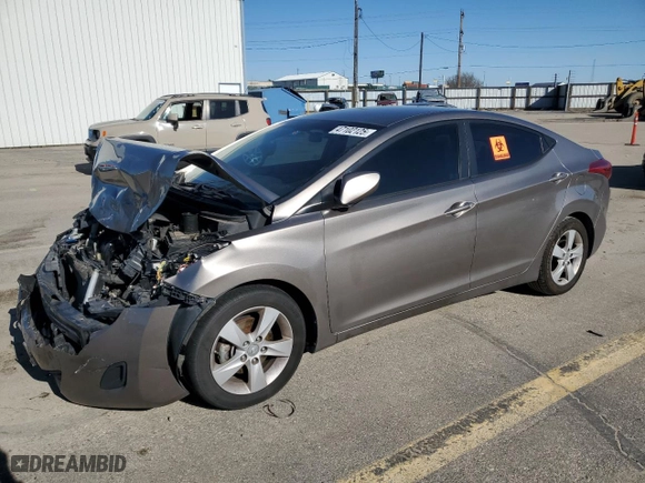 2013 Hyundai Elantra GLS with VIN 5NPDH4AE8DH313690, listed as a Copart auction lot 47102125 with 149,525 mi miles and Salvage Title. Bid and sale history available at carsss.com. Image 1.