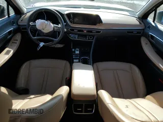 2020 Hyundai Sonata Hybrid Limited with VIN KMHL54JJ9LA015605, listed as a Copart auction lot 46945155 with 35,116 mi miles and Salvage Title. Bid and sale history available at carsss.com. Image 8.