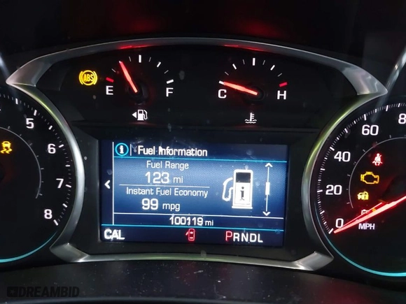 2020 Chevrolet Equinox LT with VIN 3GNAXJEV0LS543296, listed as a IAAI auction lot 41283496 with 100,119 mi miles. Bid and sale history available at carsss.com. Image 7.