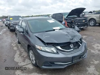 2013 Honda Civic LX with VIN 2HGFB2F53DH594735, listed as a IAAI auction lot 41910115 with Not Provided miles and . Bid and sale history available at DreamBid. Image 1.