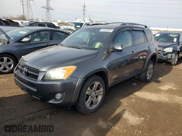 2011 Toyota RAV4 Sport with VIN JTMRF4DV9B5037766, listed as a Copart auction lot 49426945 with 123,514 mi miles and Salvage Title. Bid and sale history available at carsss.com. Image 1.